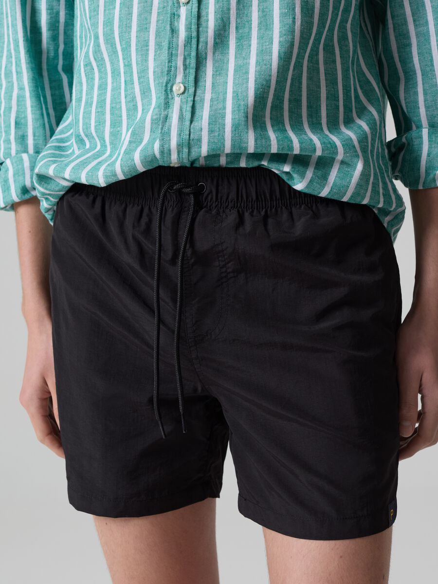 Bermuda swim shorts with drawstring_2