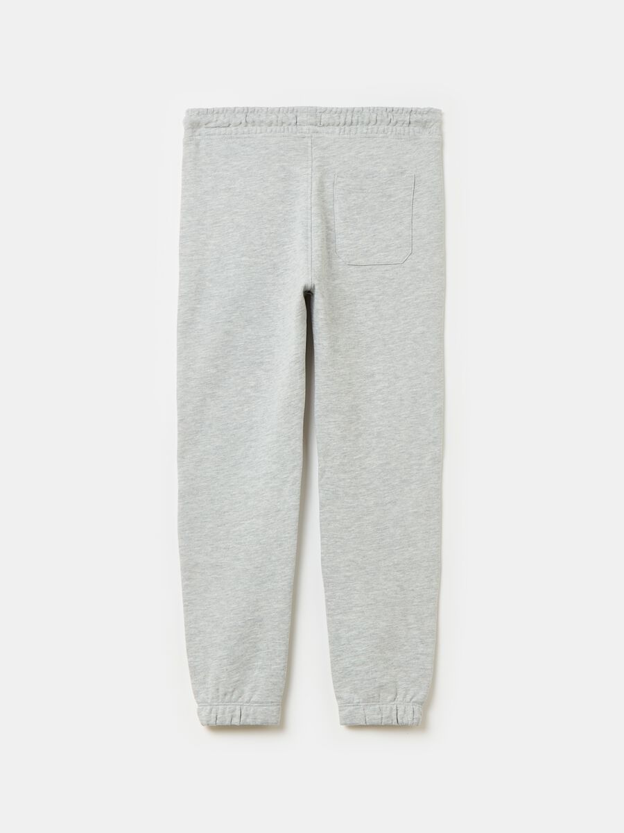 Essential joggers in 100% organic cotton with drawstring_1