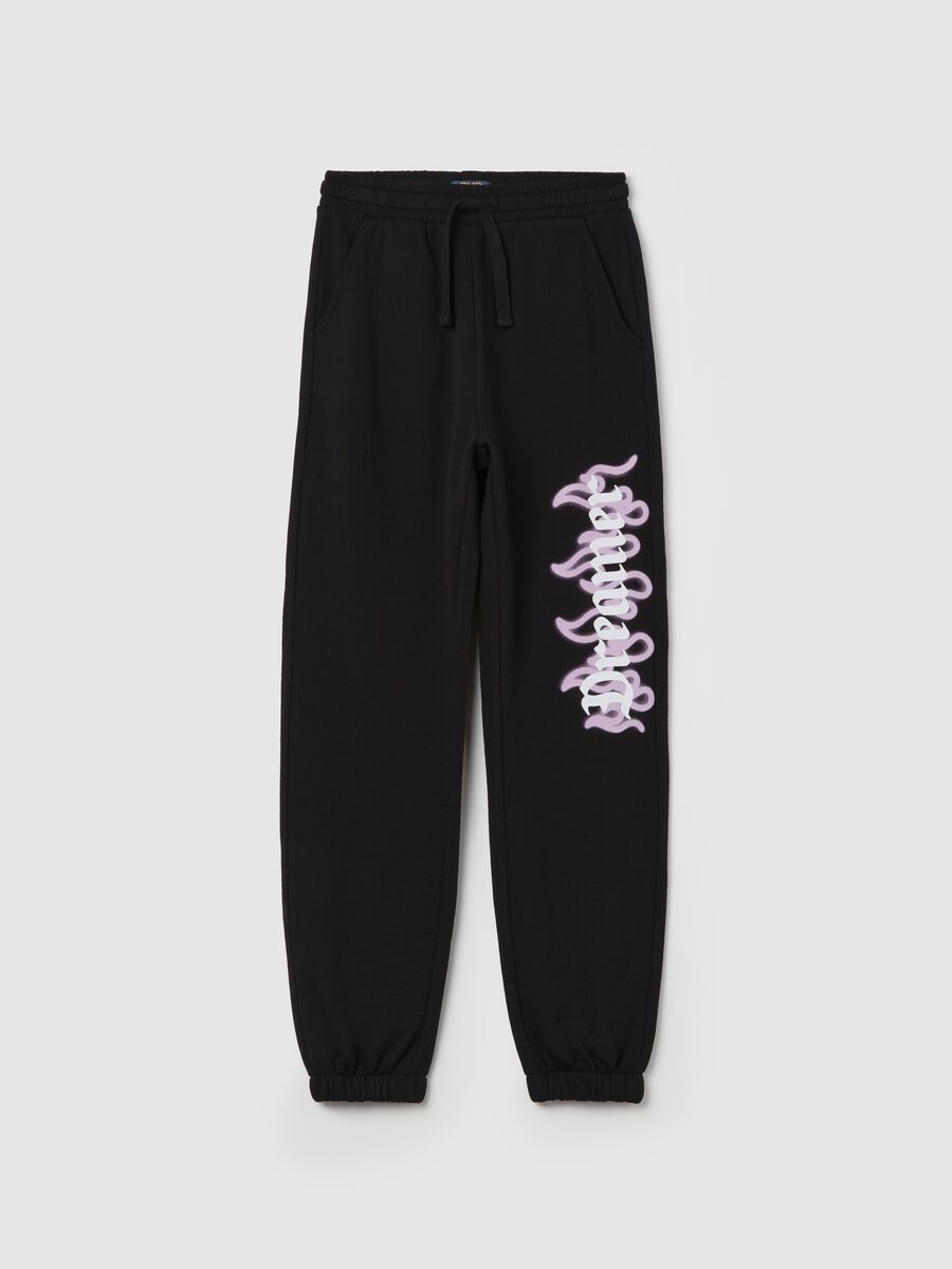 Joggers with gothic "Dreamer" print_3