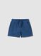 Pure Cotton Blue Shorts for Boys Regular Fit_0