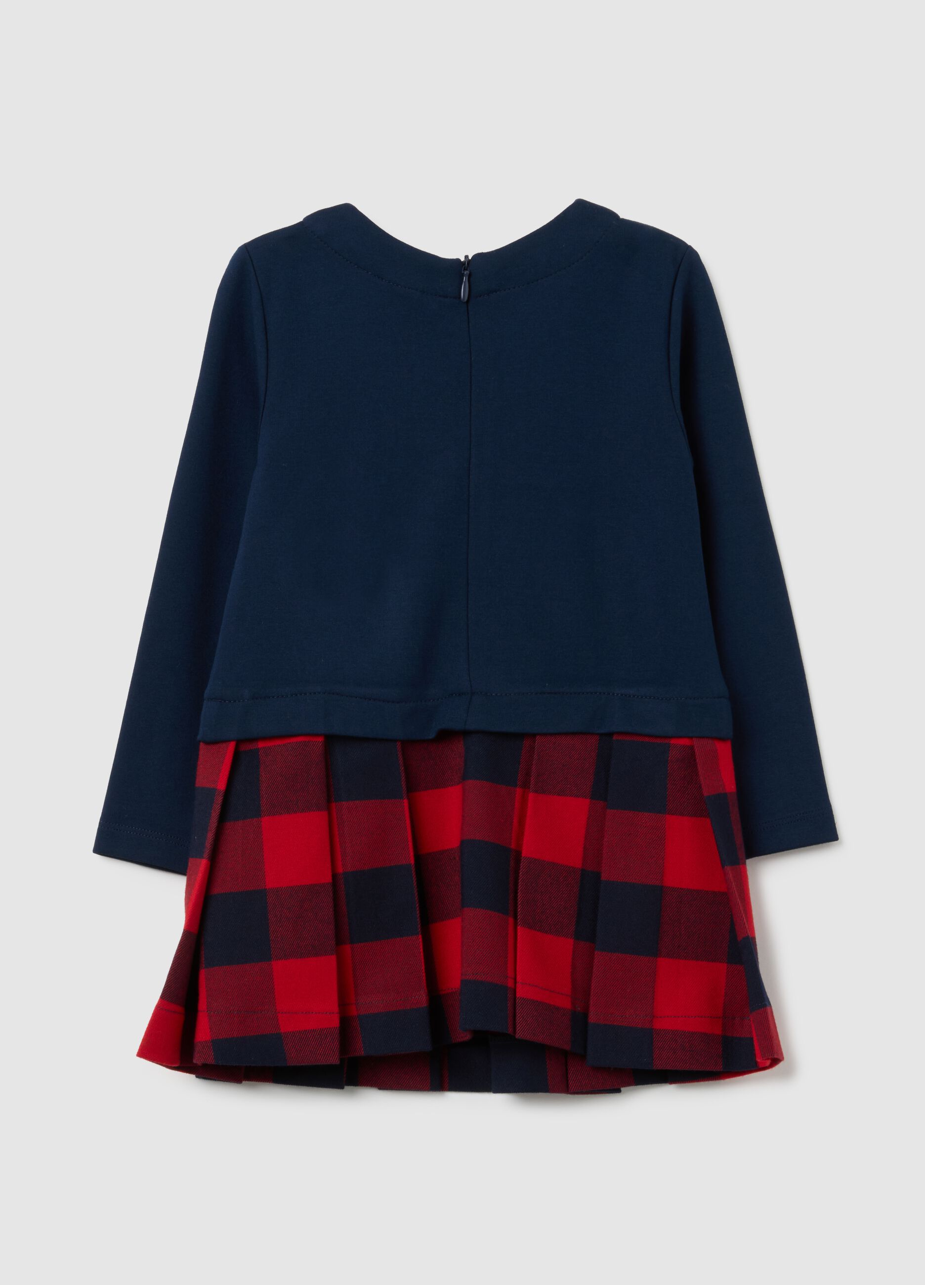 Abito da bambina in misto elasticizzato multicolor regular fit