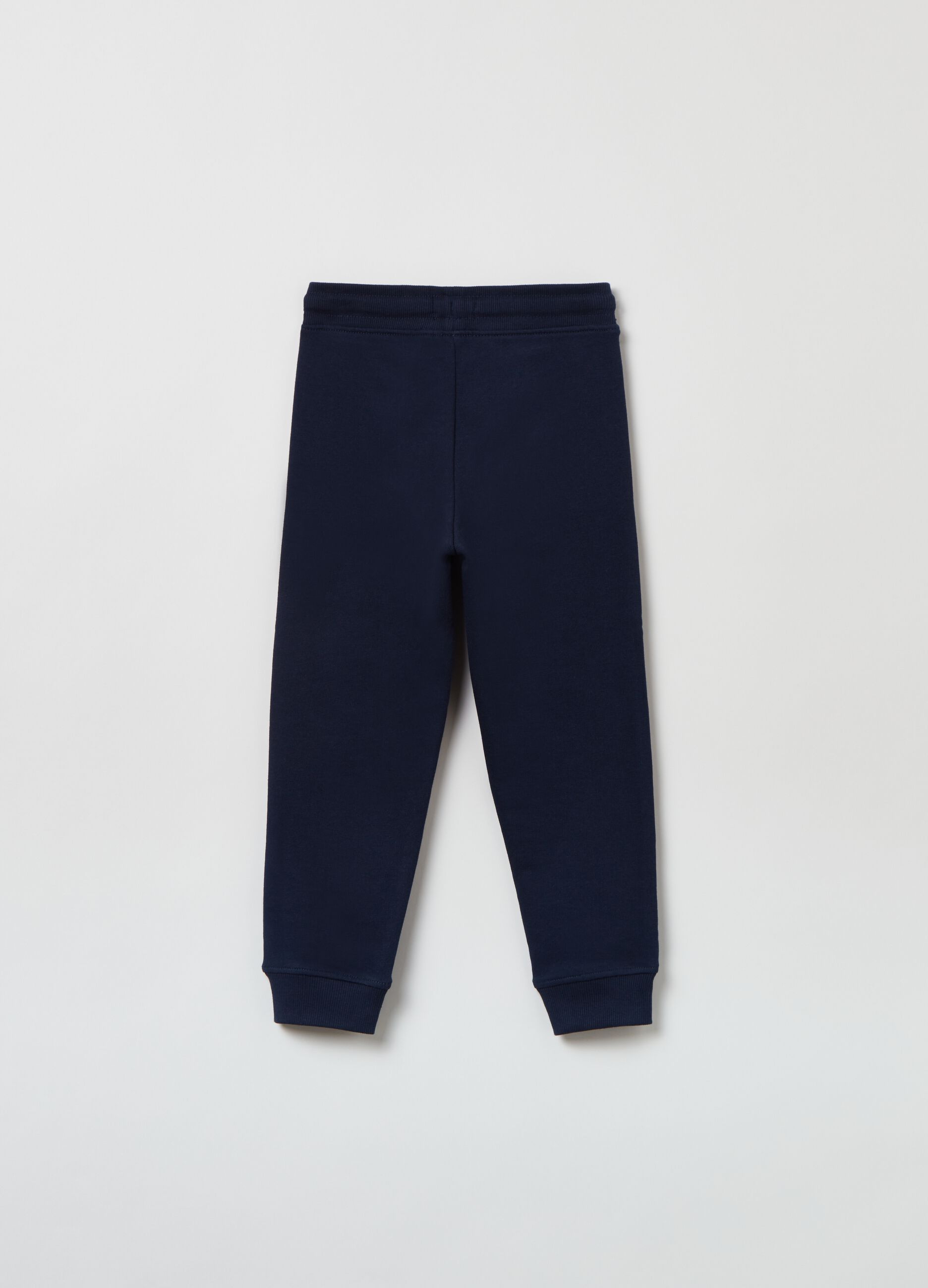 Joggers in French Terry con coulisse_1