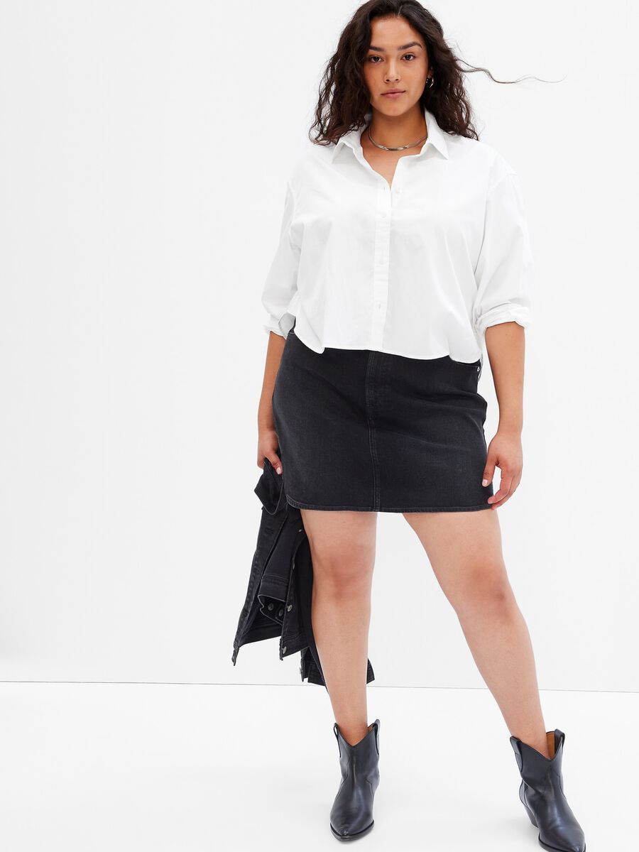 Camicia crop in popeline_3