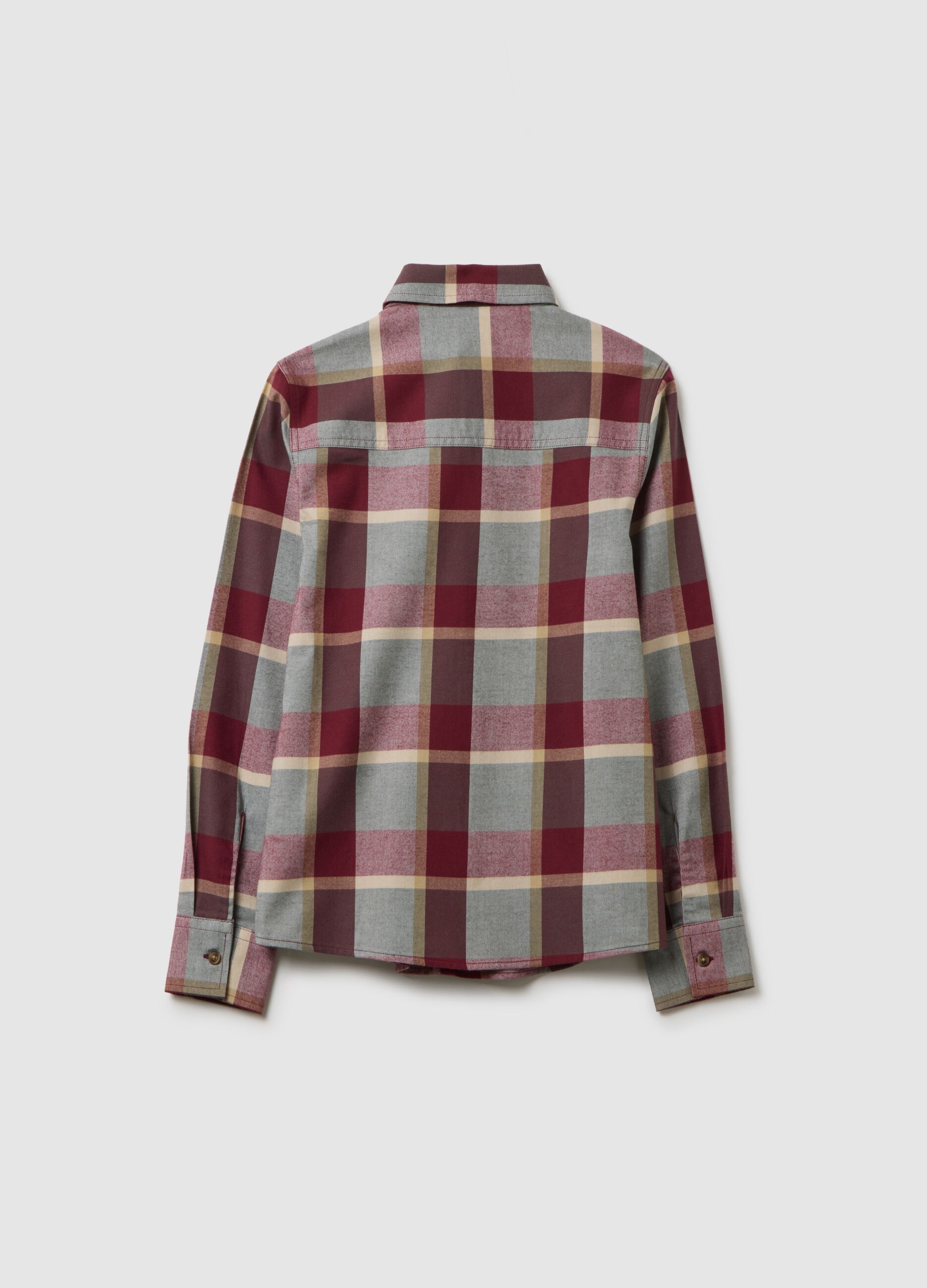 Boys' pure cotton multicolour regular fit shirt