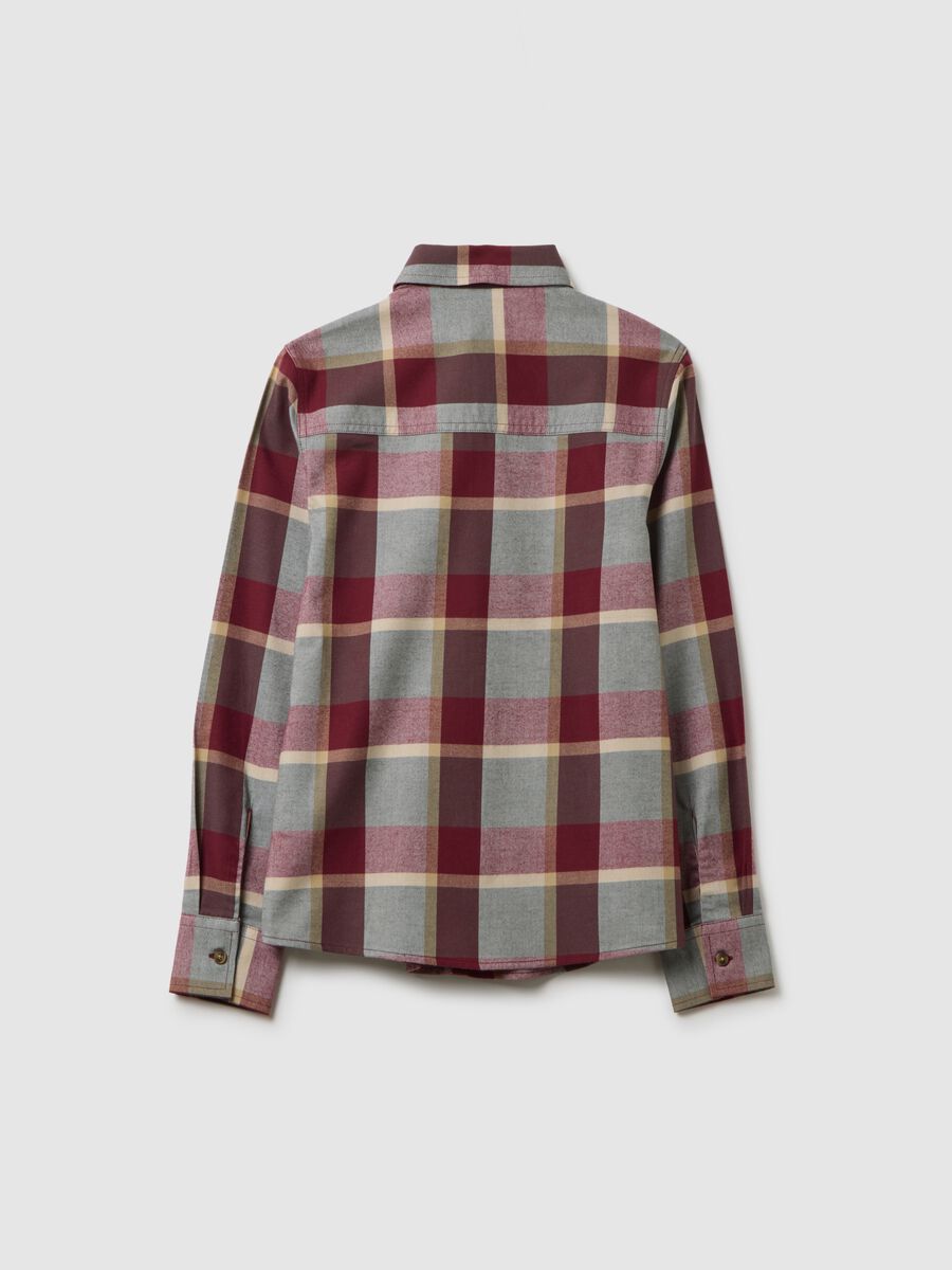Boys' pure cotton multicolour regular fit shirt_4