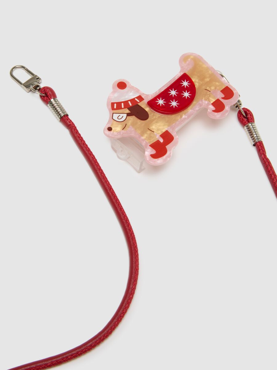 Multicolour Christmas Phone Lanyard with Clip_2