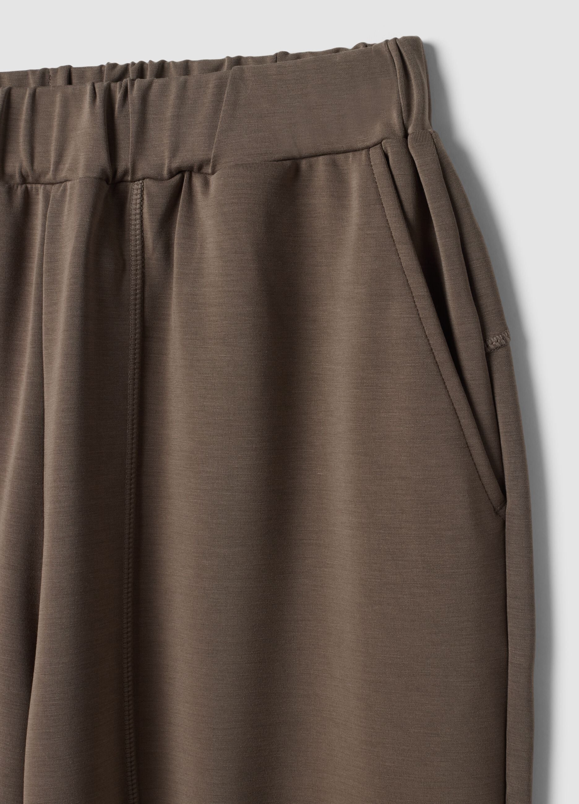 Pantaloni sportivi verdi in viscosa elasticizzato