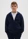 Boys' blue pure cotton regular fit sweatshirt_0