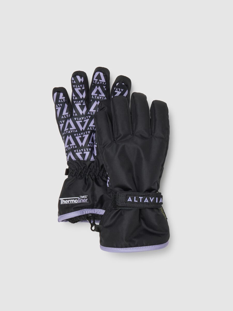 Girls' Thermal Ski Gloves ALTAVIA WITH DEBORAH COMPAGNONI_1