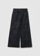Girls' multicolour pure cotton wide leg trousers_3