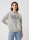 Sweatshirt with hood and logo embroidery_0