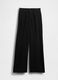 Black Cotton Blend Trousers_5