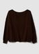 Brown regular-fit wool-blend jumper with contrast trims_0