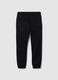 Boys' black elasticated denim joggers regular fit_4