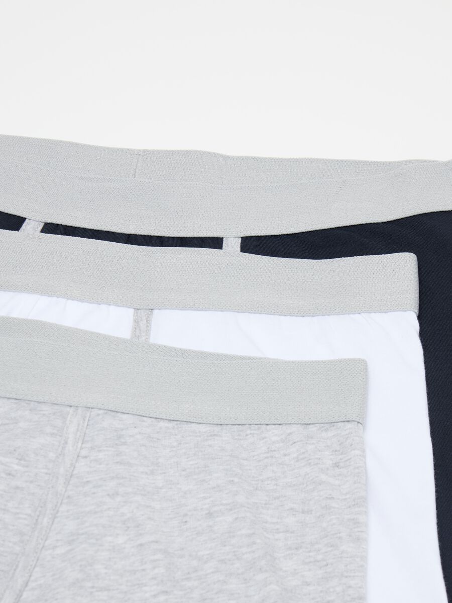 Three-pack midi boxer shorts with external elastic_0