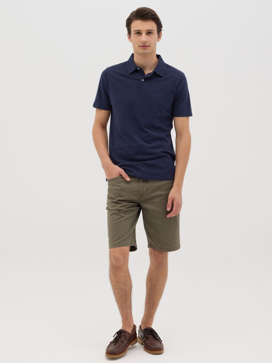 Pure Cotton Blue Polo_1