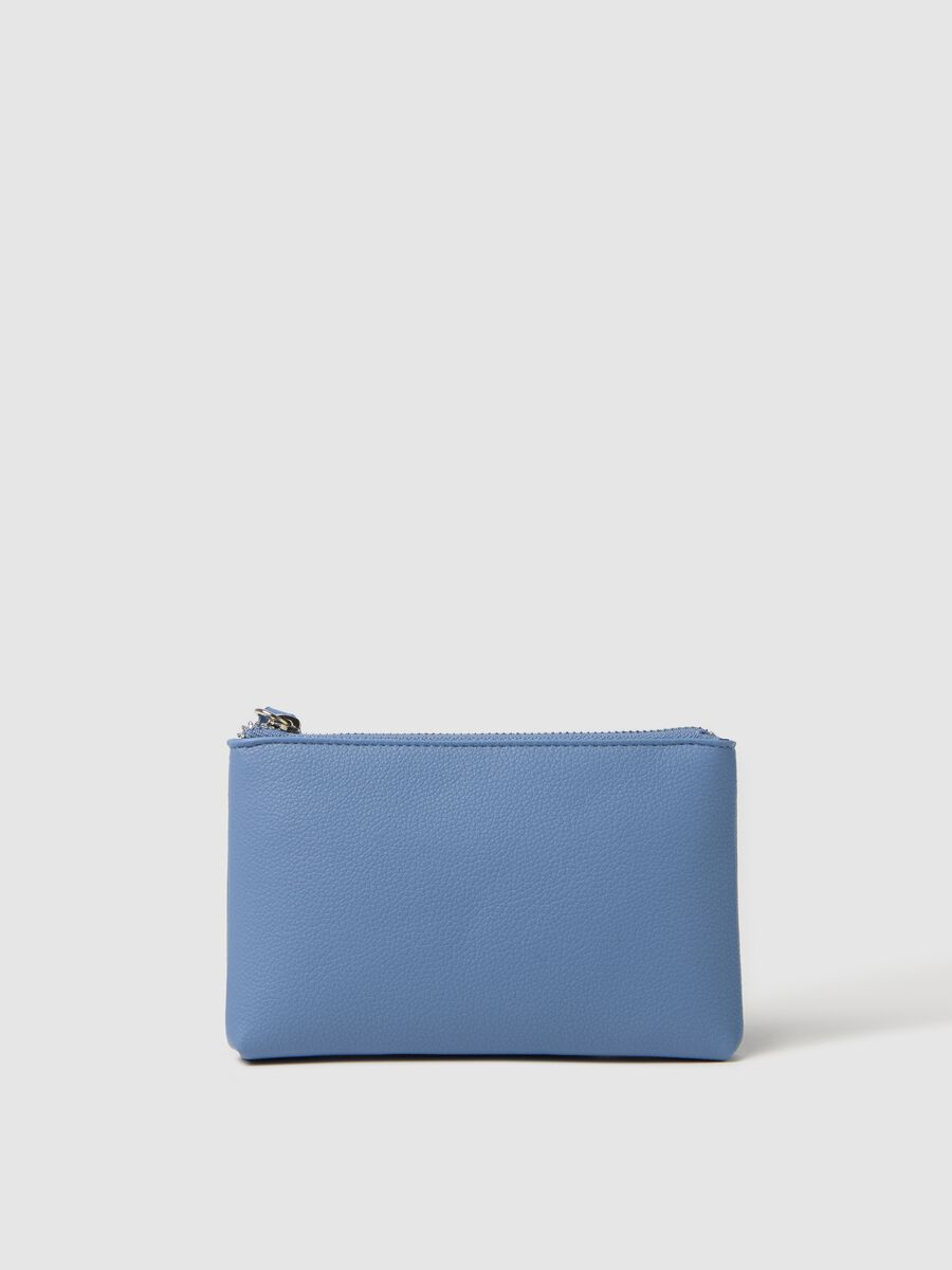 Textured-effect blue clutch_1