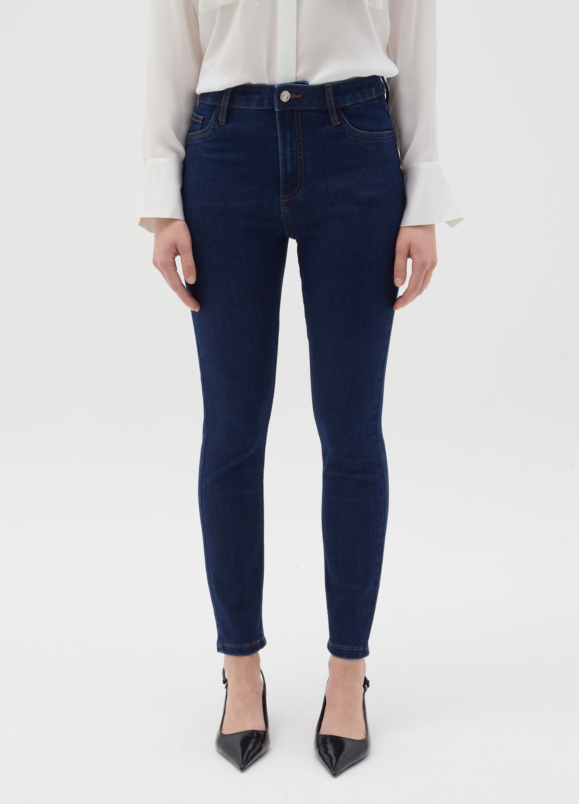 Skinny-fit jeans with five pockets
