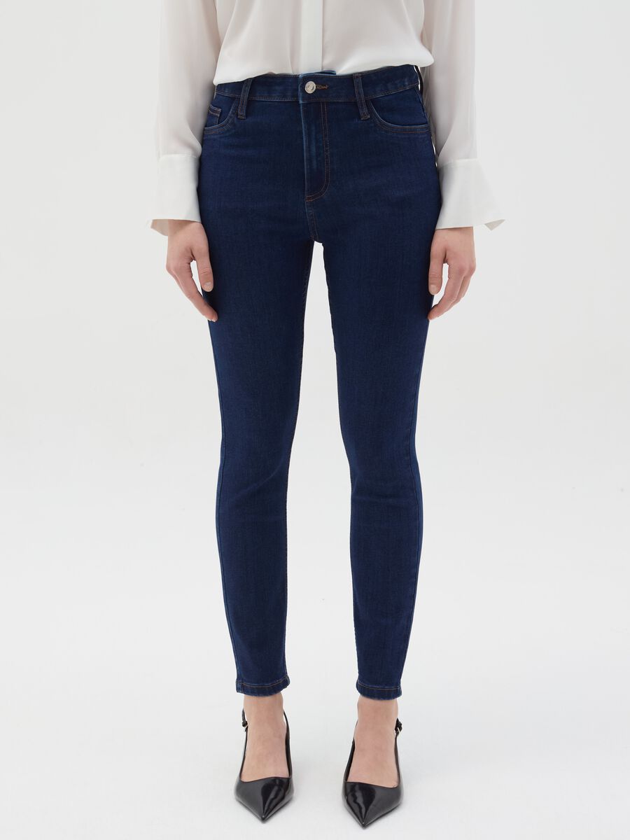 Skinny-fit jeans with five pockets_1