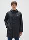 Black lightweight waterproof jacket regular fit_0