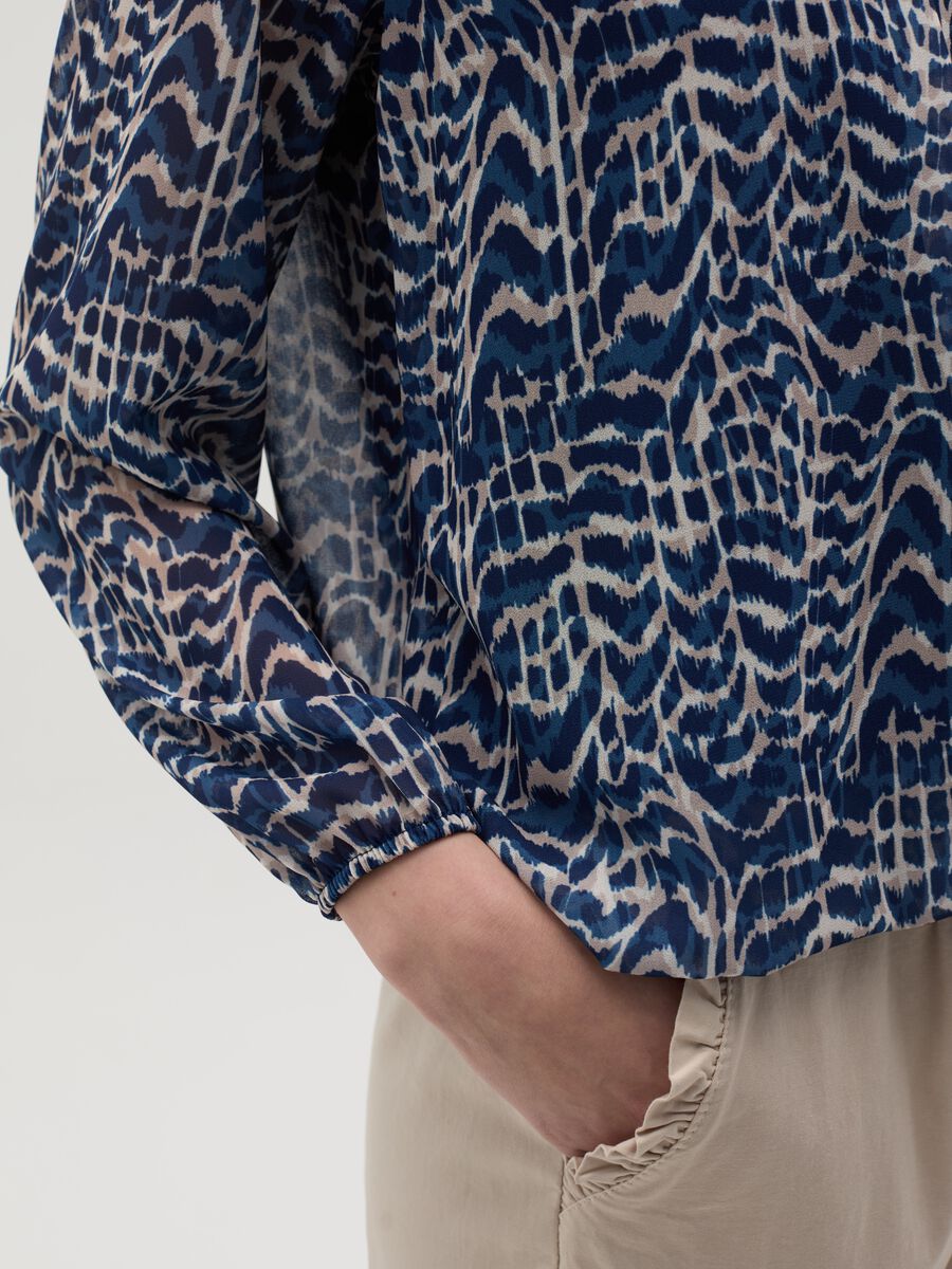 Long-sleeved blouse with print_2
