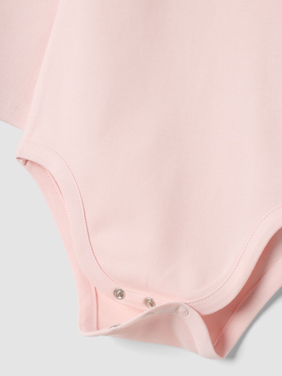 2-pack pink and white organic cotton baby bodysuits with Aristocats print_2