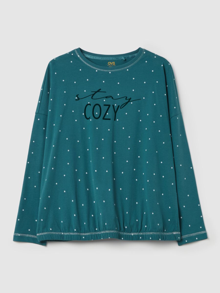 Top pigiama con stampa "Stay Cozy"_4