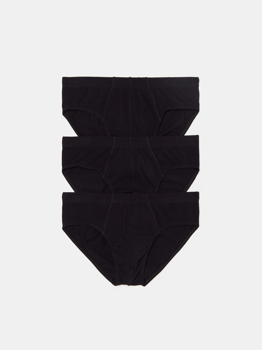 Three-pack briefs in stretch organic cotton_4