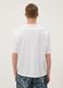 White pure cotton T-shirt with chest pocket, regular fit_3