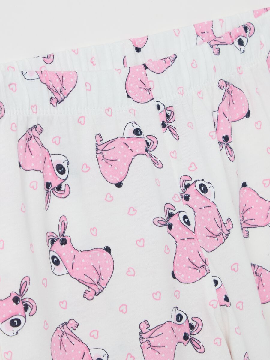 Cotton pyjamas with "Sweet Dreams" print_3