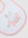 Two-pack of multicolour pure cotton baby bibs with embroidery_1