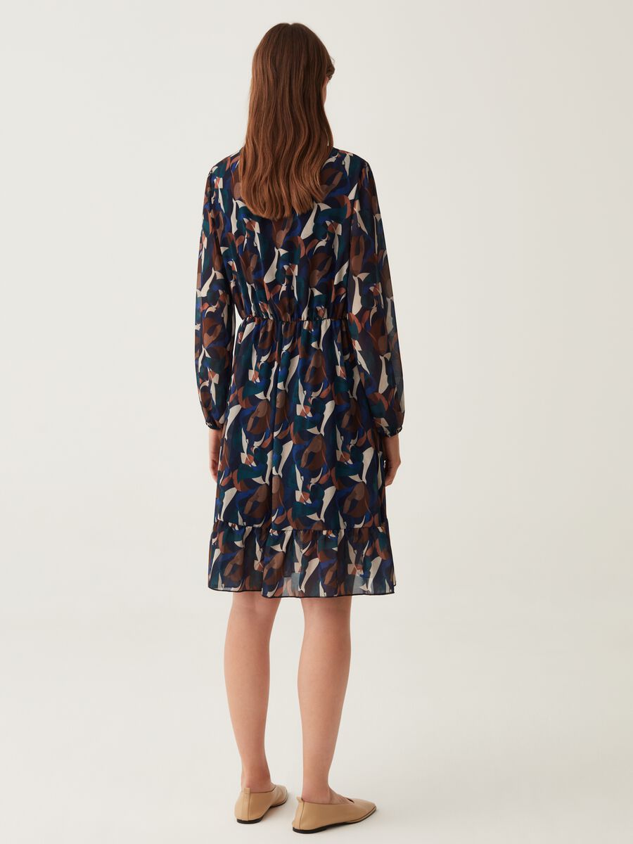 Abito midi con stampa optical_2