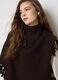 Brown Poncho with Fringes_0