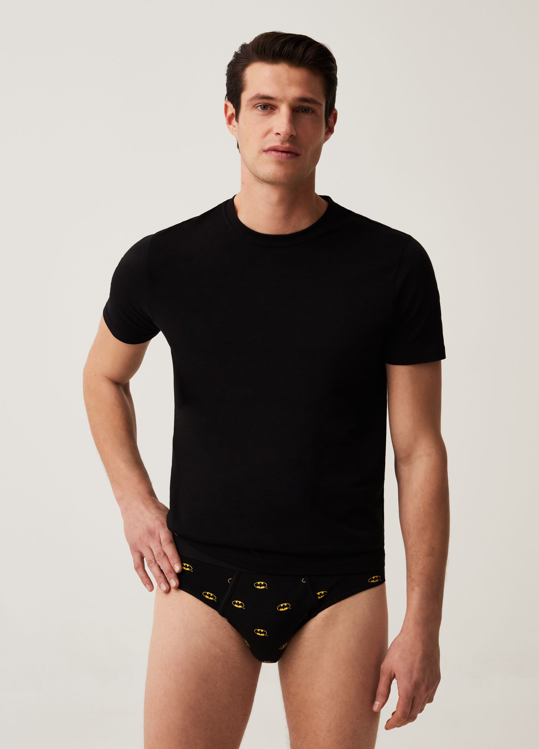 Slip con stampa Batman all-over_0