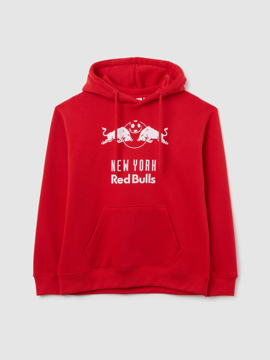Red hoodie with kangaroo pocket_4