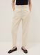 Beige pure cotton baggy trousers_1