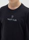 Boys' long sleeve black cotton t-shirt_2