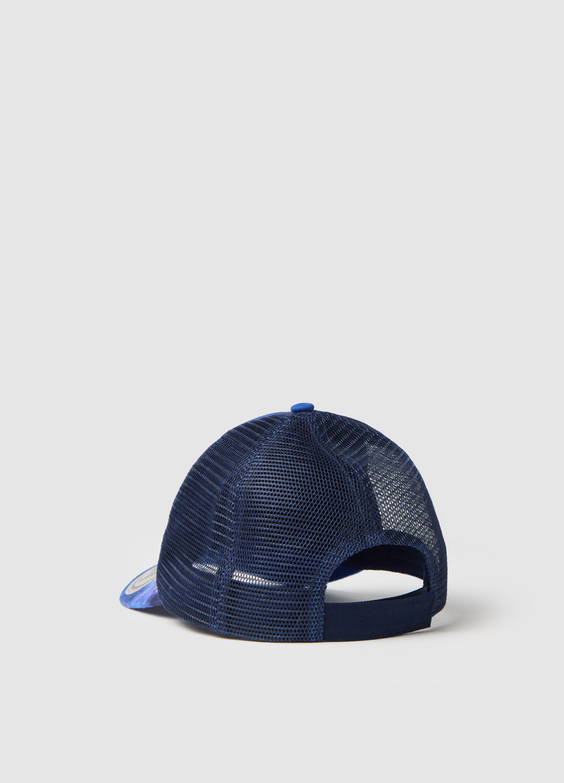 Child's Blue Hat with Captain America Print