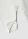 White organic cotton baby sleepsuit with cable knit detail_3