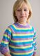 Girl's multicolour striped pure cotton pullover, regular fit_1