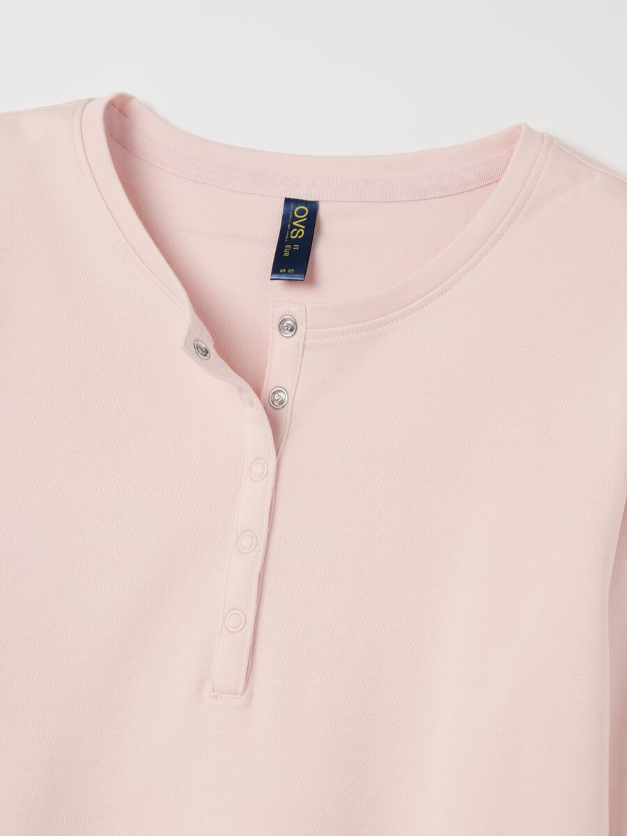 Pyjama top with granddad neckline._5