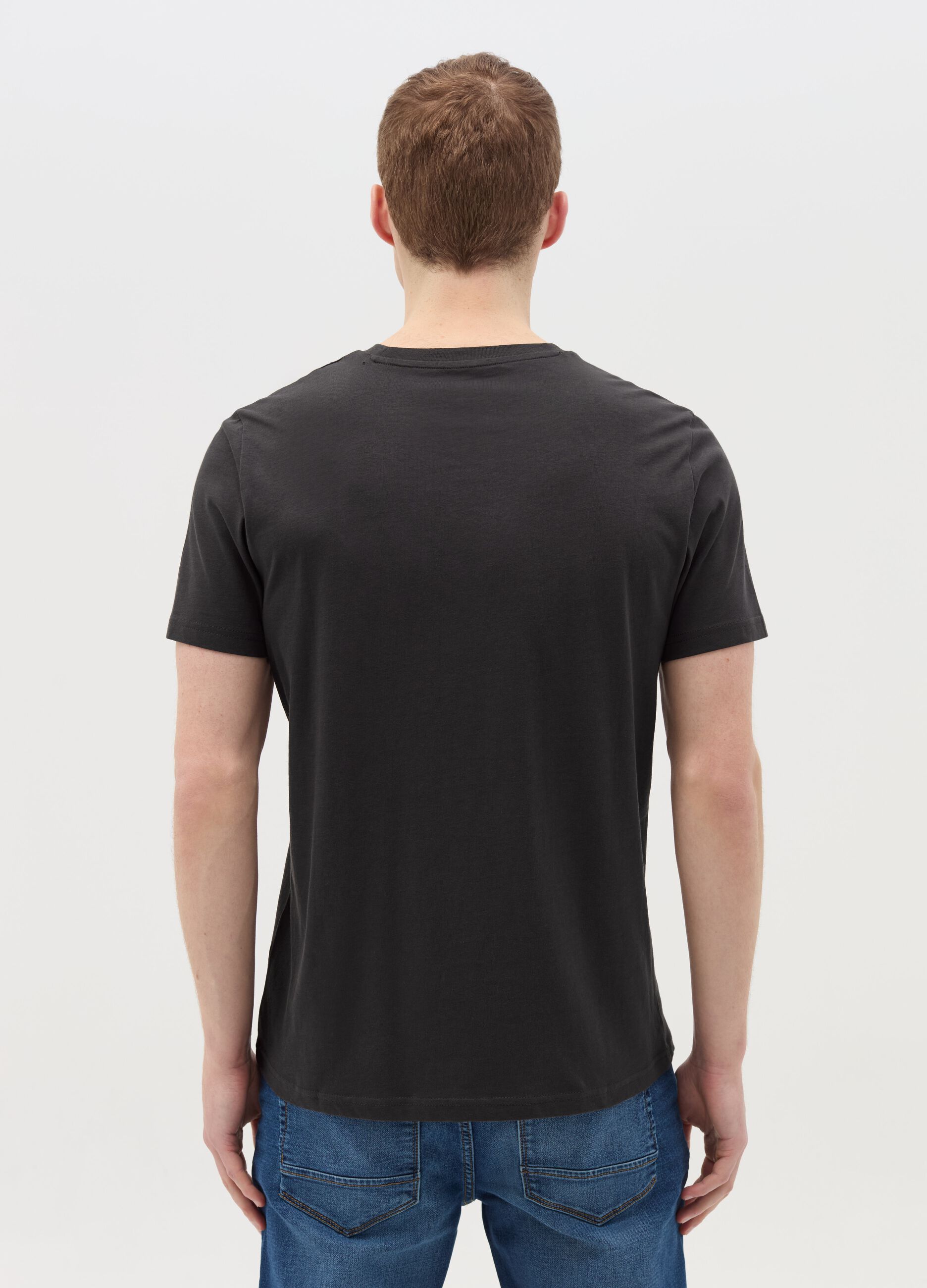 T-shirt regular fit in cotone 