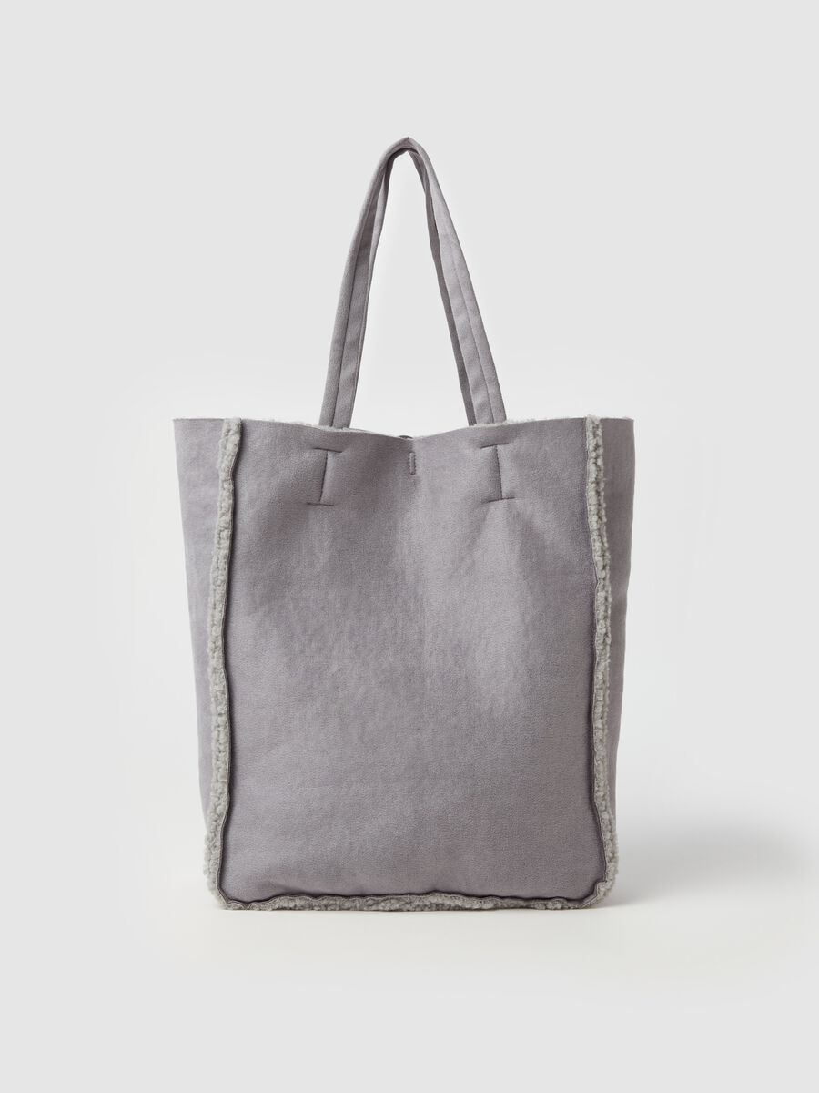 Tote bag with sherpa lining_1