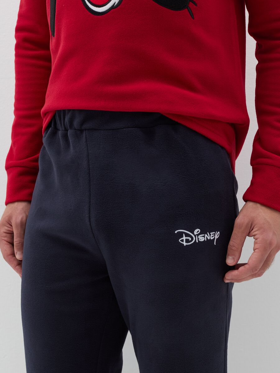 Fleece pyjamas with Pluto embroidery_2