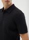 Black pure cotton polo regular fit_2