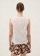 White pure cotton V-neck blouse_3