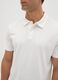 Men&rsquo;s white polo shirt in 100% cotton with regular fit_1