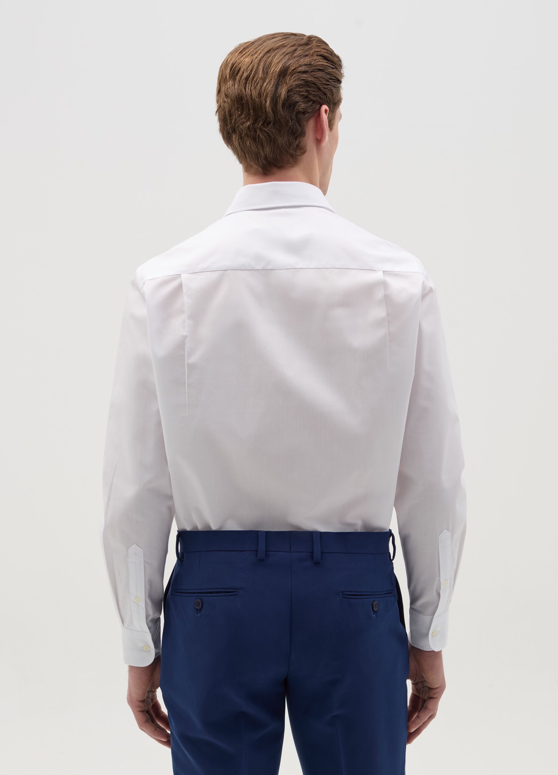 Regular-fit easy-iron shirt