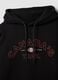 Black cotton-blend hoodie_1