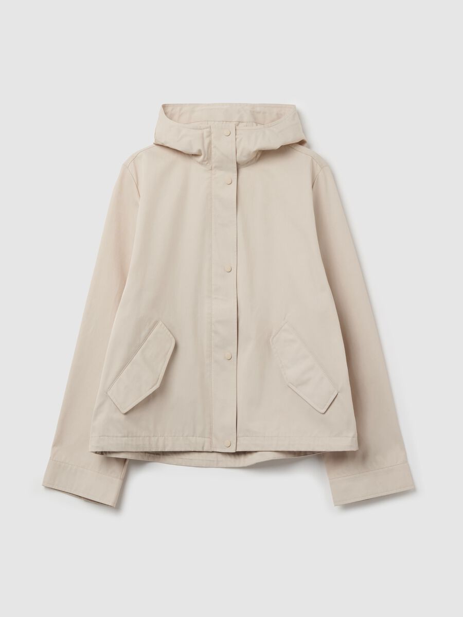 Short jacket with hood_4